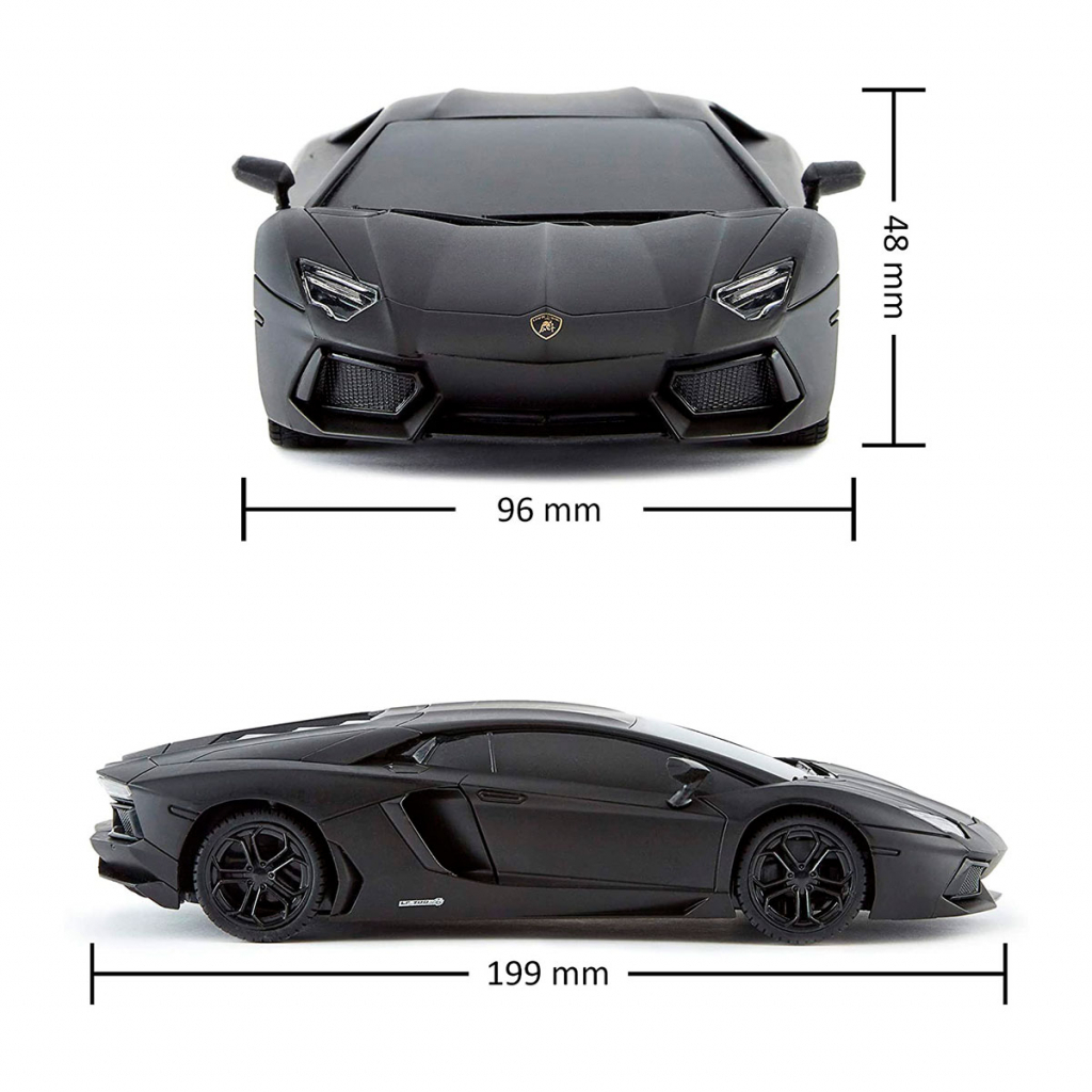 Радіокерована іграшка KS Drive Lamborghini Aventador LP 700-4 (1:24, 2.4Ghz, чорний) (124GLBB) зображення 5