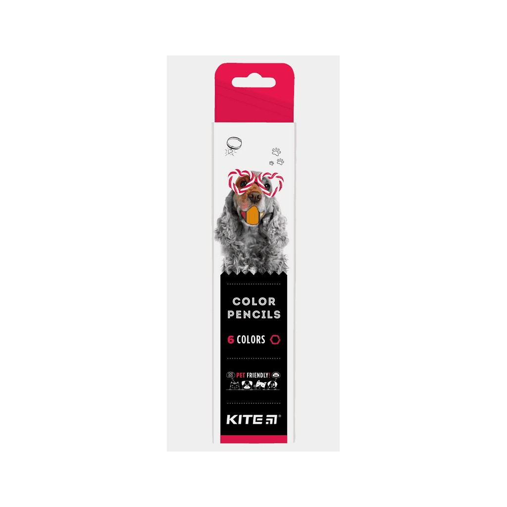 Карандаши цветные Kite Dogs 6 шт (K22-050-1)