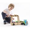 Игровой набор Melissa&Doug деревянный мегатягач автомобилей (MD12759) изображение 2