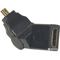 Фото - Кабель Power Plant Перехідник HDMI AF to micro HDMI AM, 360 degree PowerPlant  CA91 (CA910618)