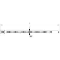 Стяжка PROSWISSCAR TW-006 4,8х250 мм 100 шт (000803) зображення 2
