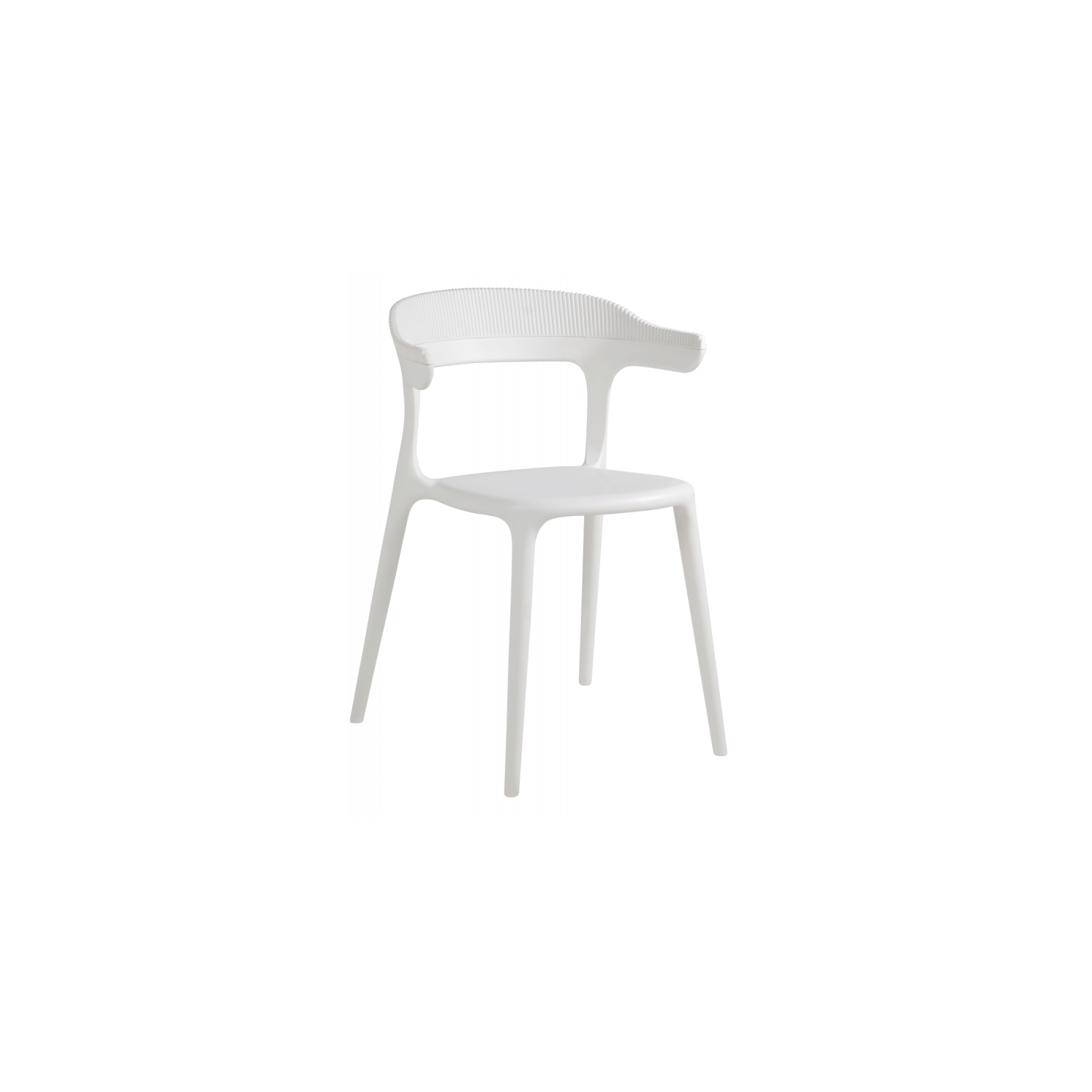 Кухонный стул PAPATYA luna stripe, черное сиденье, черный верх (2337)