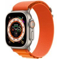 Смарт-часы Apple Watch Ultra GPS + Cellular, 49mm Titanium Case with Orange Alpine Loop -Medium (MQFL3UL/A) изображение 2