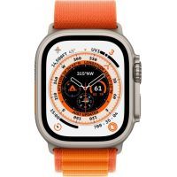 Смарт-часы Apple Watch Ultra GPS + Cellular, 49mm Titanium Case with Orange Alpine Loop -Medium (MQFL3UL/A) изображение 3