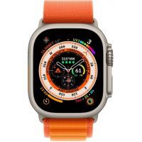 Смарт-часы Apple Watch Ultra GPS + Cellular, 49mm Titanium Case with Orange Alpine Loop -Medium (MQFL3UL/A) изображение 4