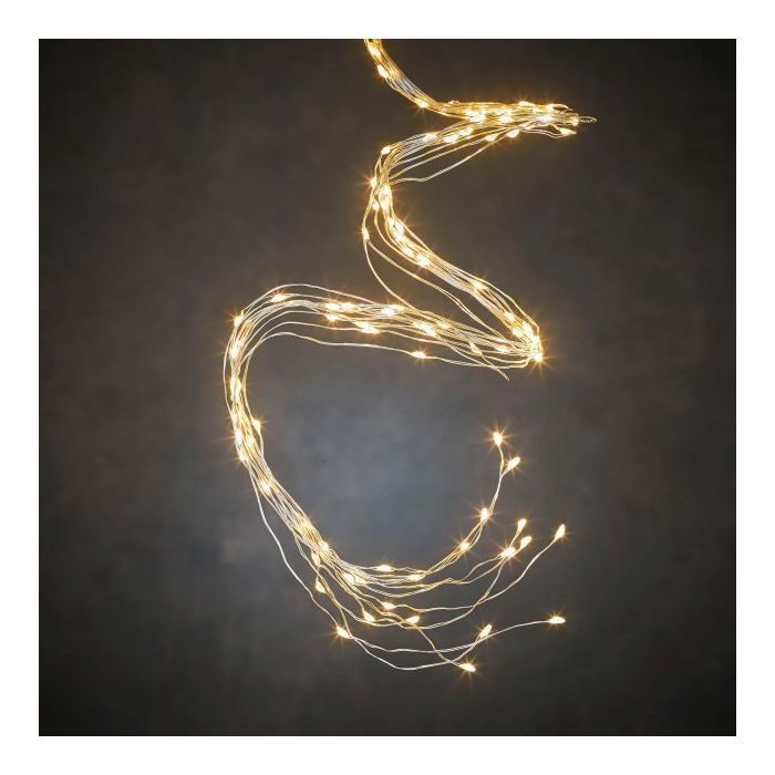 Гирлянда Luca Lighting Охапка струн 3 м, серебряная струна теплый белый (8718861853391)