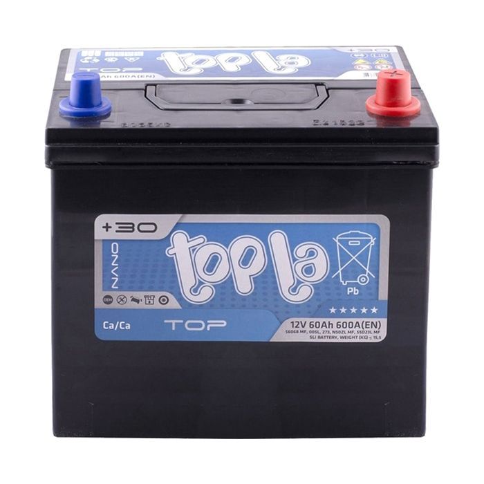 Акумулятор автомобільний Topla 60 Ah/12V Top/Energy Japan Euro (118 860)