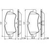 Тормозные колодки Bosch 0986494796