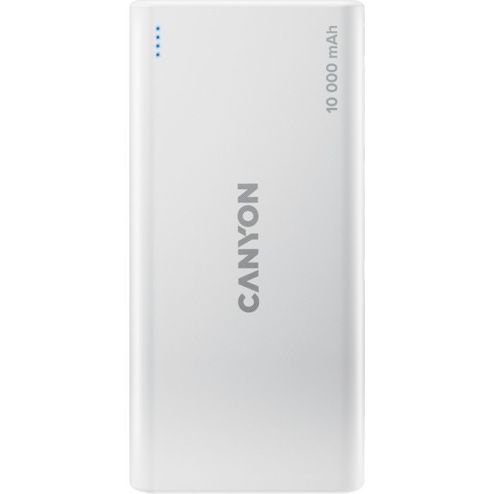 Батарея универсальная Canyon PB-108 10000mAh, Input 5V/2A, Output 5V/2.1A(Max), black (CNE-CPB1008B)