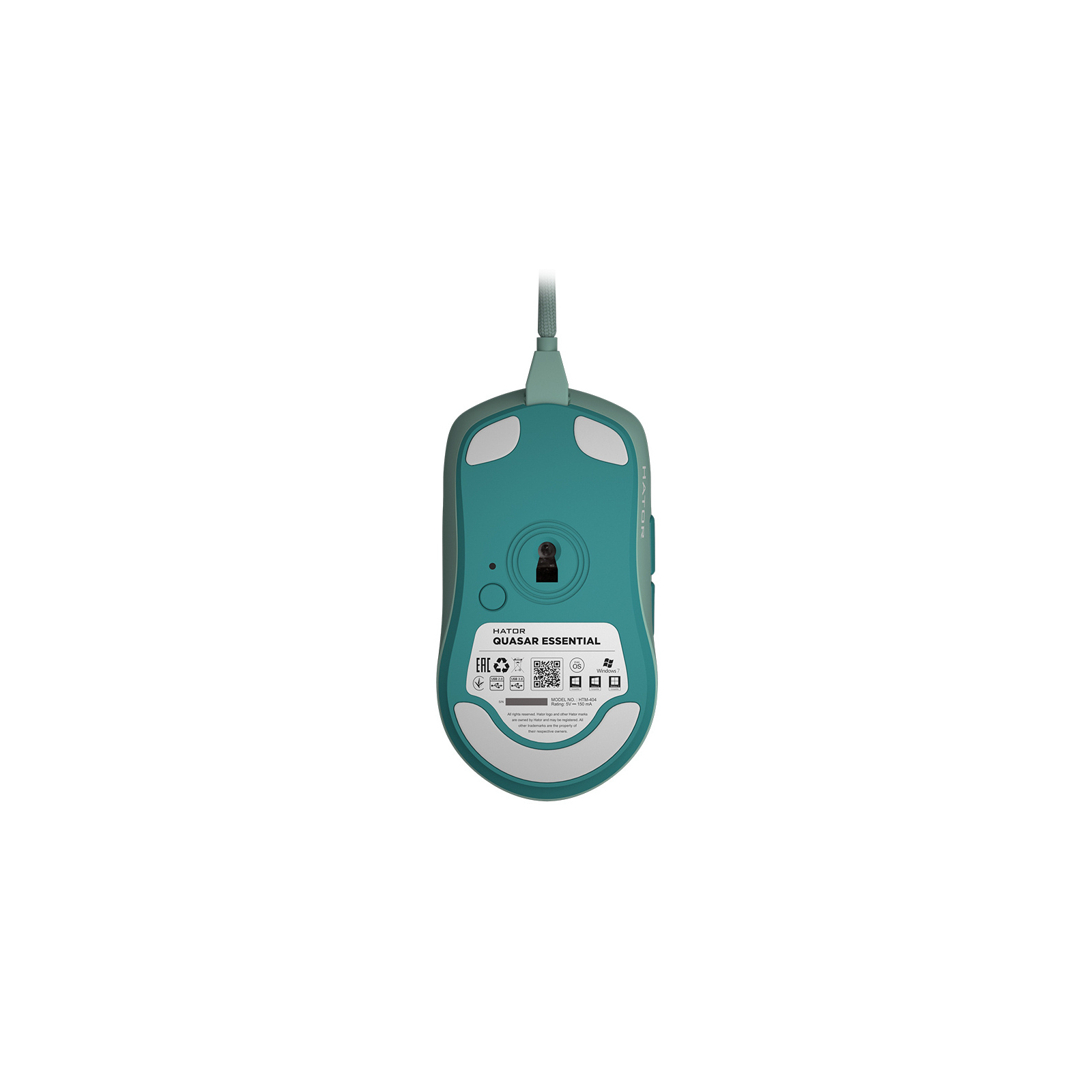 Мышка Hator Quasar Essential USB Mint (HTM-404) изображение 6