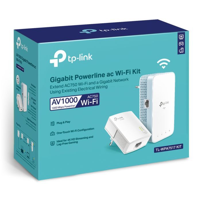Адаптер Powerline TP-Link TL-WPA7517KIT зображення 9
