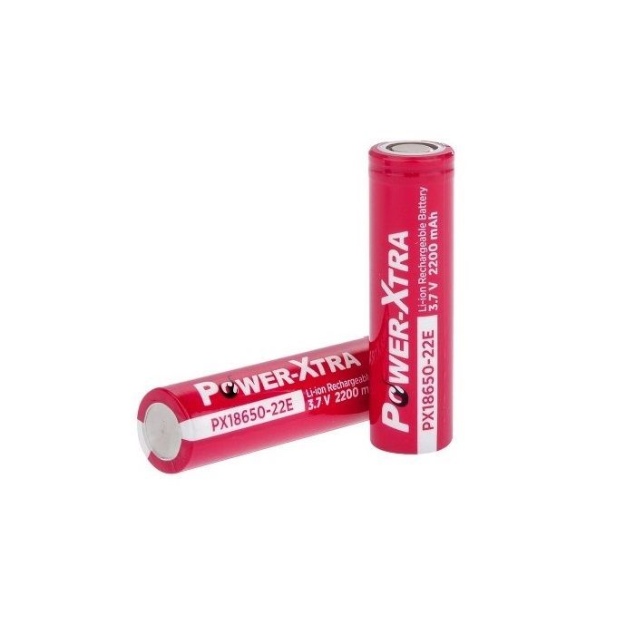 Аккумулятор 18650 2200mAh, 3.7V, red Power-Xtra (PX18650-22R / 29749)