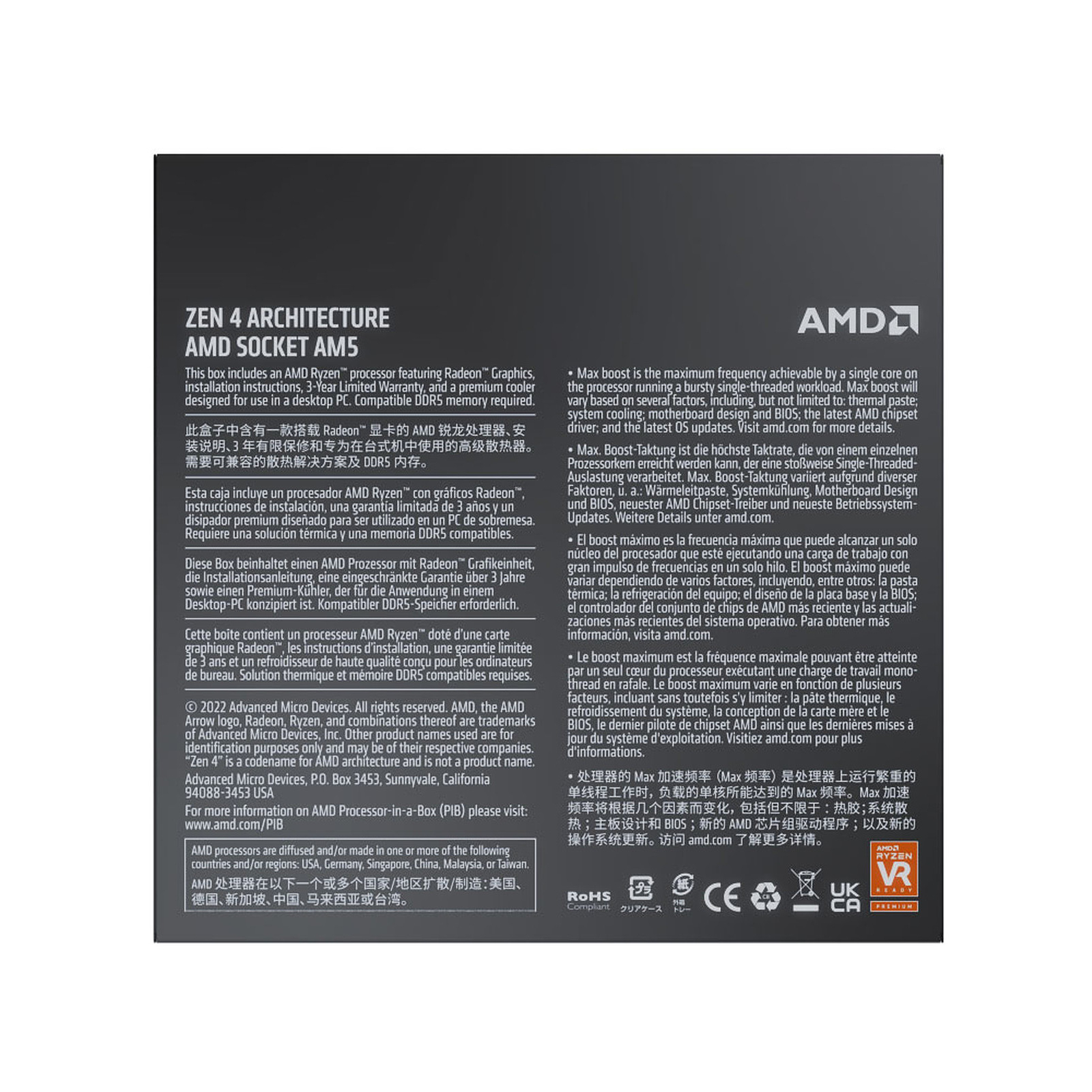 Процессор AMD Ryzen 9 7900 (100-100000590MPK) изображение 5