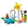 Конструктор LEGO DUPLO Town Вітрова турбіна та електромобіль 16 деталей (10985) зображення 2