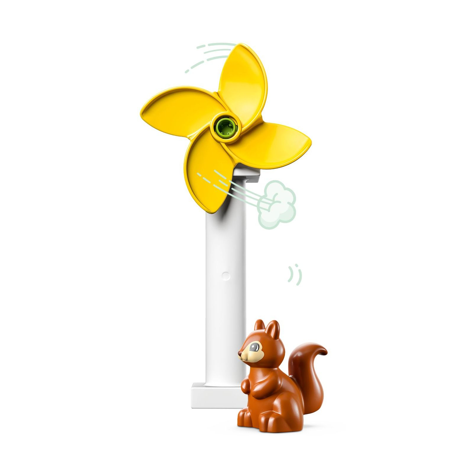 Конструктор LEGO DUPLO Town Ветровая турбина и электромобиль 16 деталей (10985) изображение 4