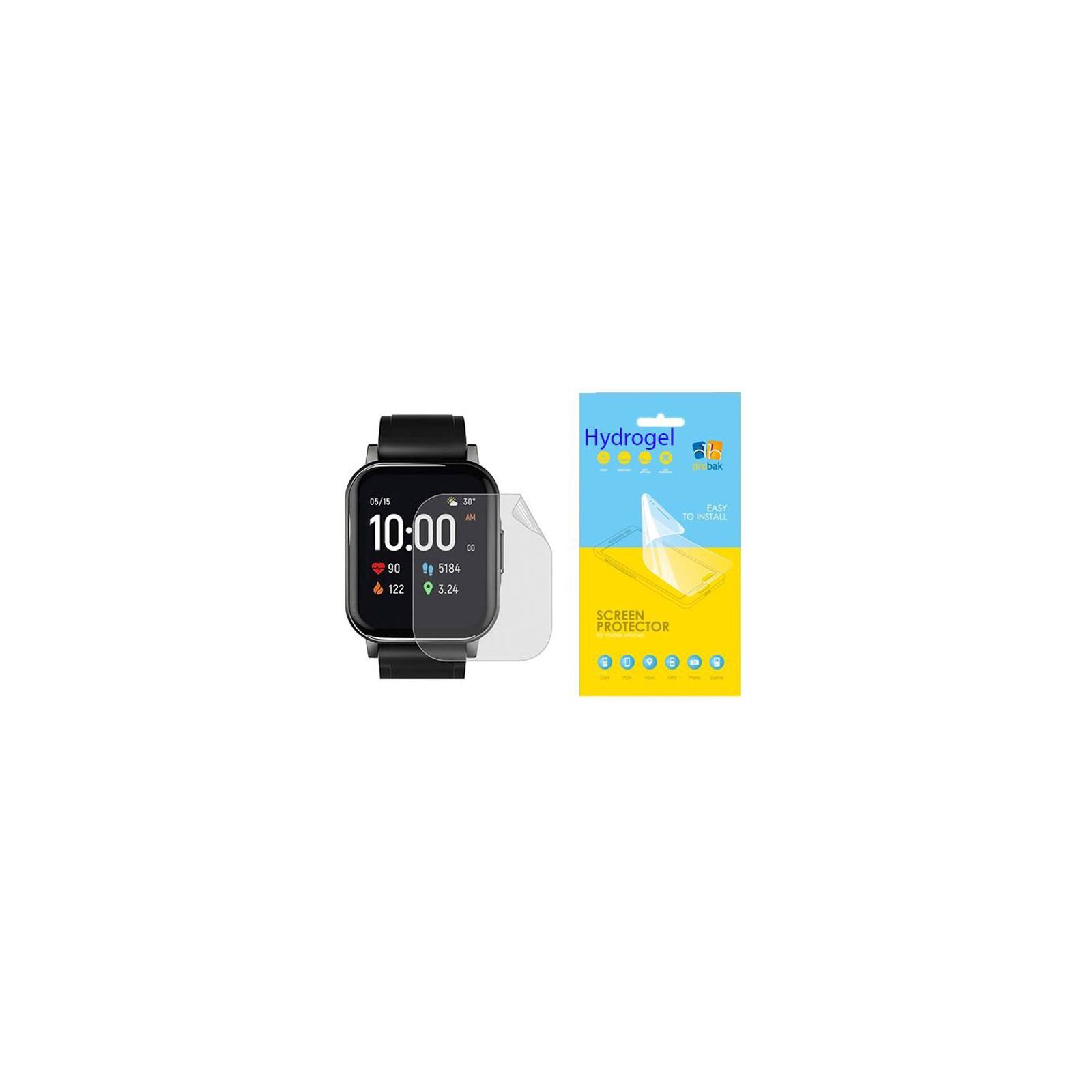 Плівка захисна Drobak Hydrogel Xiaomi Mi Watch Lite(2 шт) (313142) (313142)