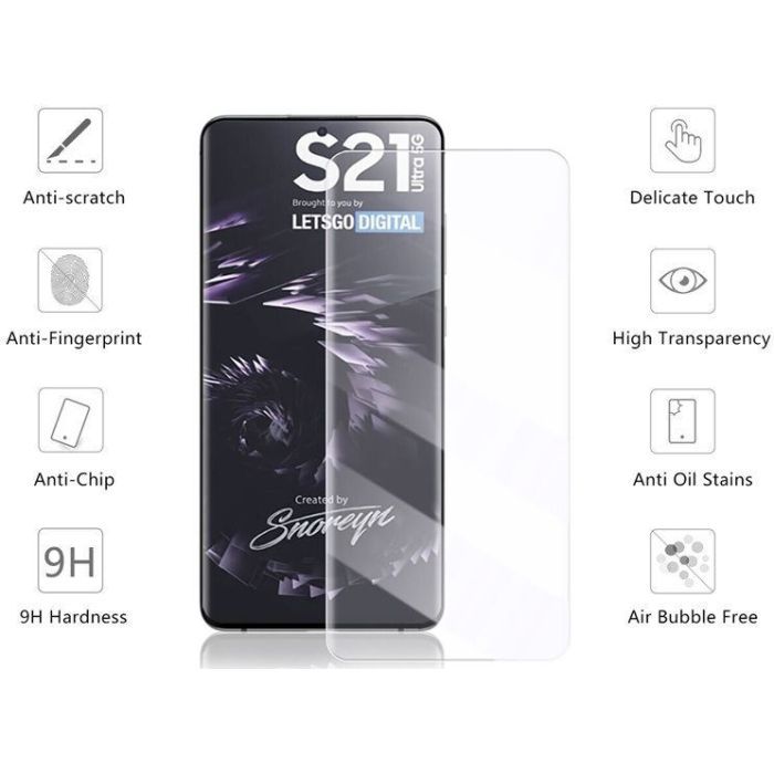 Стекло защитное Drobak Samsung Galaxy S21 Plus (464640) изображение 2