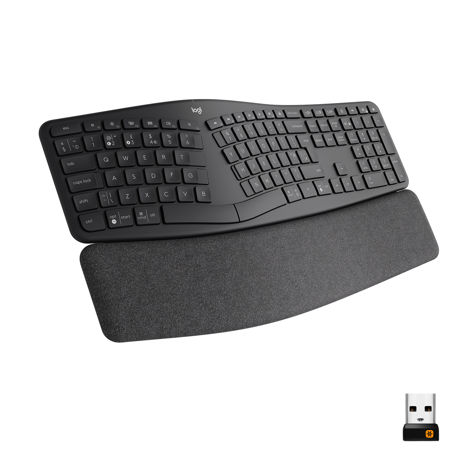 Клавіатура Logitech ERGO K860 for Business Bluetooth/Wireless UA Black (920-010352)