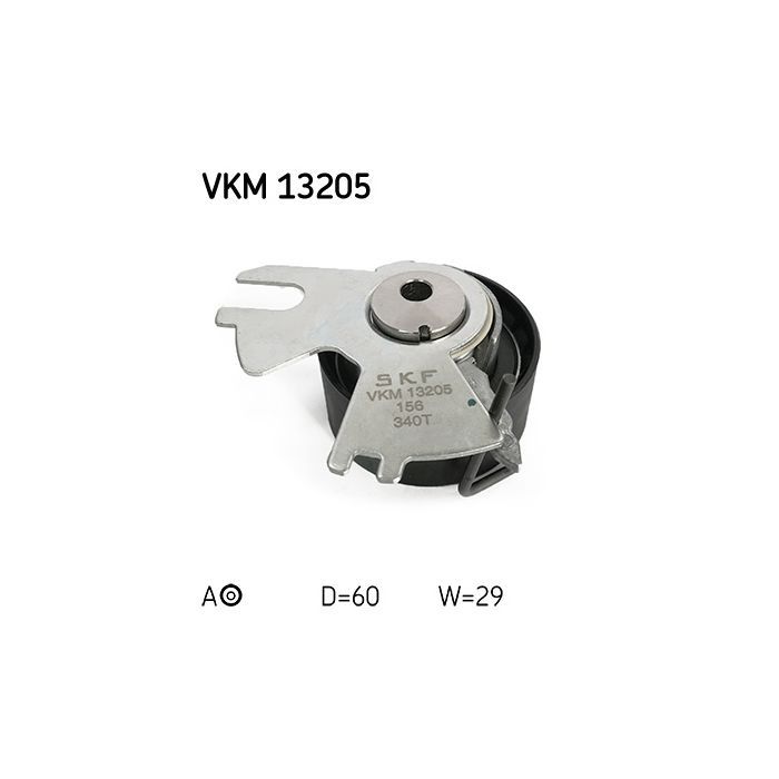 Ролик натяжителя ремня SKF VKM 13205 изображение 2