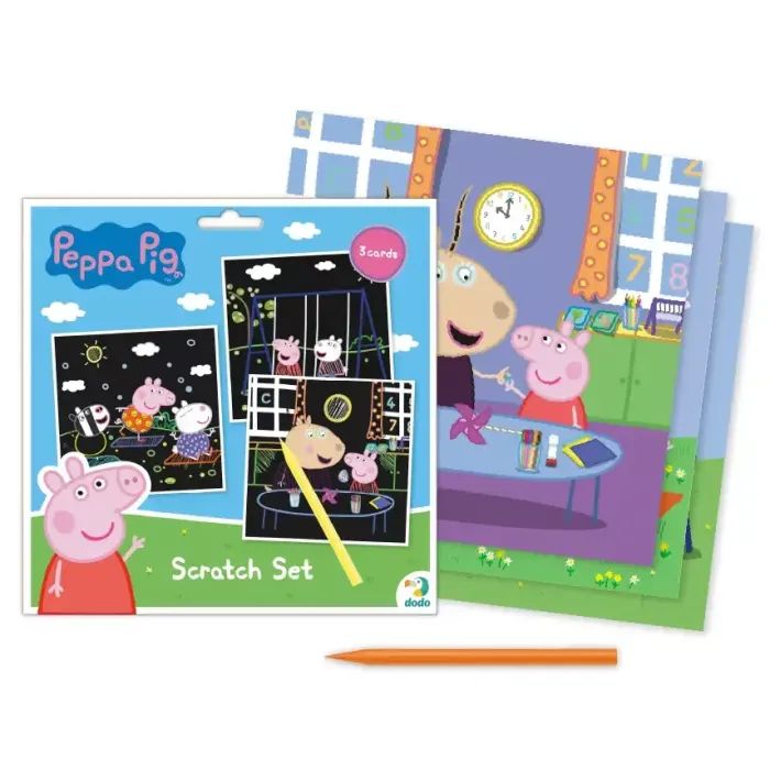 Набір для творчості DoDo гравюр Peppa Pig 3 шт (200186)