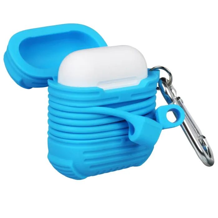 Чехол для наушников Armour i-Smile для Apple AirPods IPH1437 Blue (702331) изображение 2