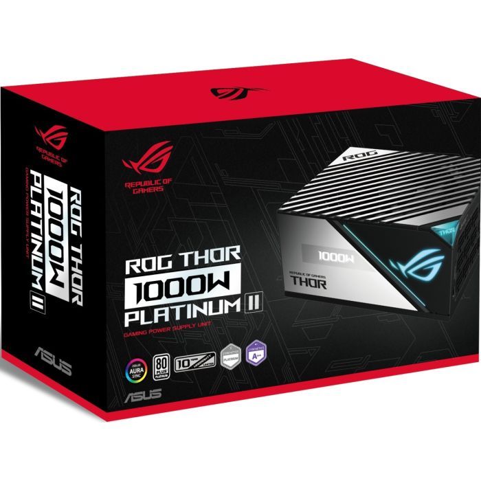 Блок питания ASUS 1000W ROG THOR 80+ Platinum (90YE00L4-B0NA00) изображение 8