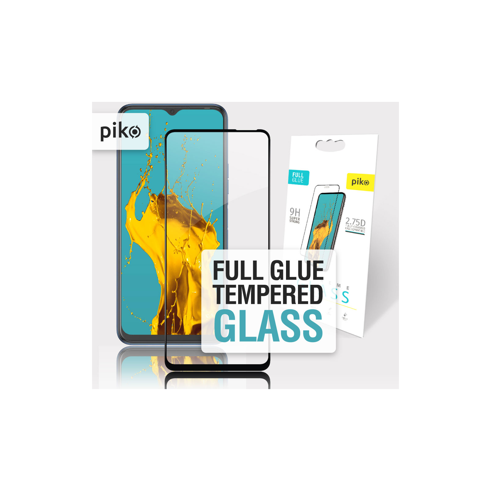 Стекло защитное Piko Full Glue Tecno Spark 8p (1283126533112) изображение 2
