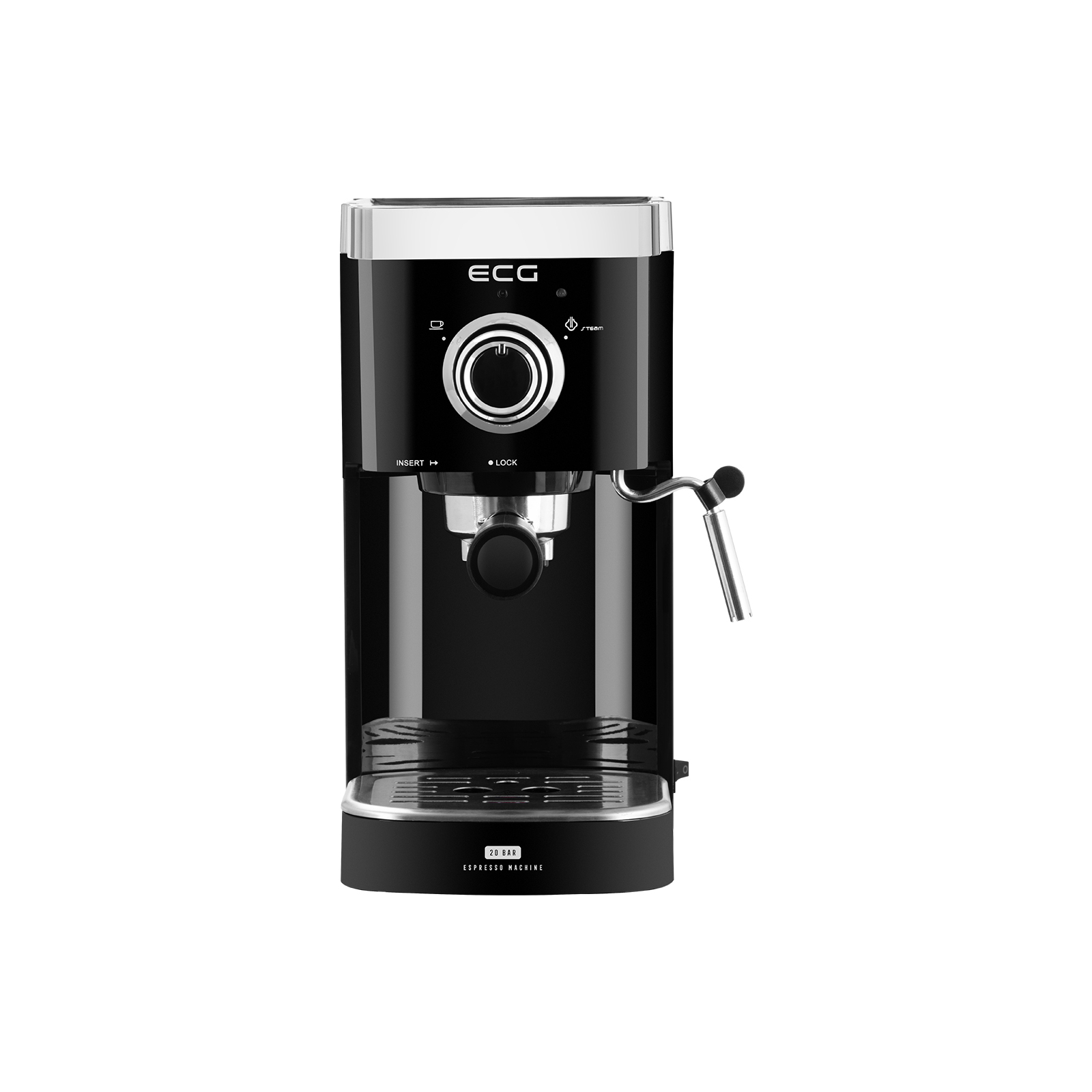 Рожковая кофеварка эспрессо ECG ESP 20301 Black (ESP20301 Black) изображение 3