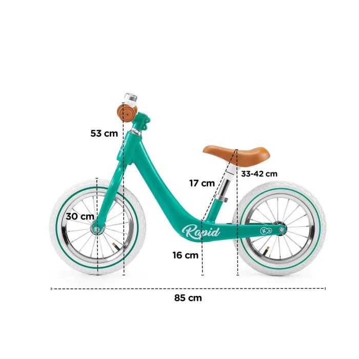 Беговел Kinderkraft Rapid Midnight Green (KKRRAPIGRE0000) (5902533913701) изображение 7