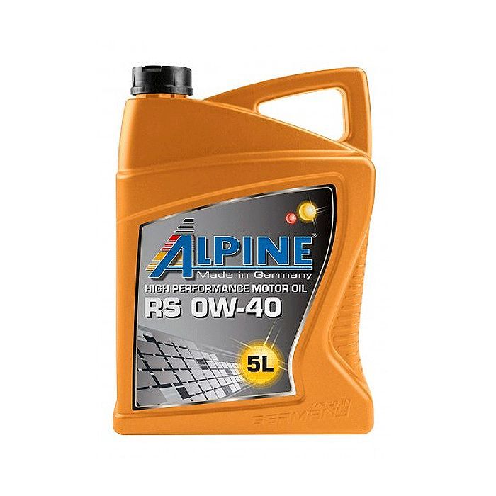 Моторное масло Alpine 0W-40 RS 5л (0225-5)