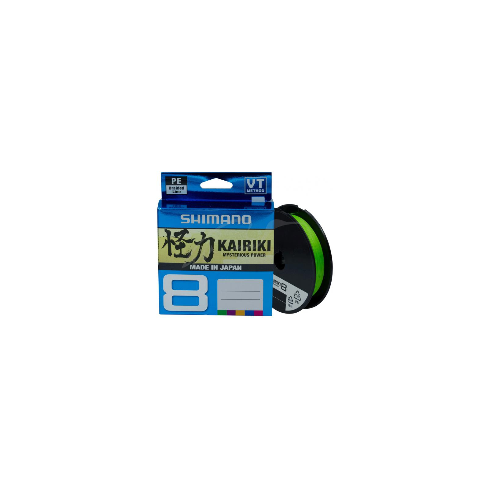 Шнур Shimano Kairiki 8 PE Mantis Green 150m 0.06mm 5.3kg (59WPLA58R00)