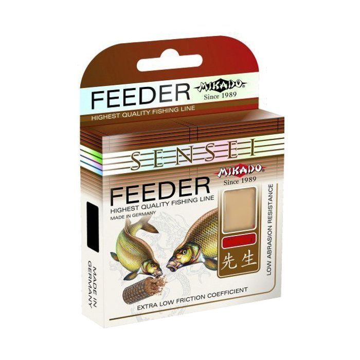 Леска Mikado Sensei Feeder 30 м 0,14 мм 3,3 кг Black (ZSFC-014)