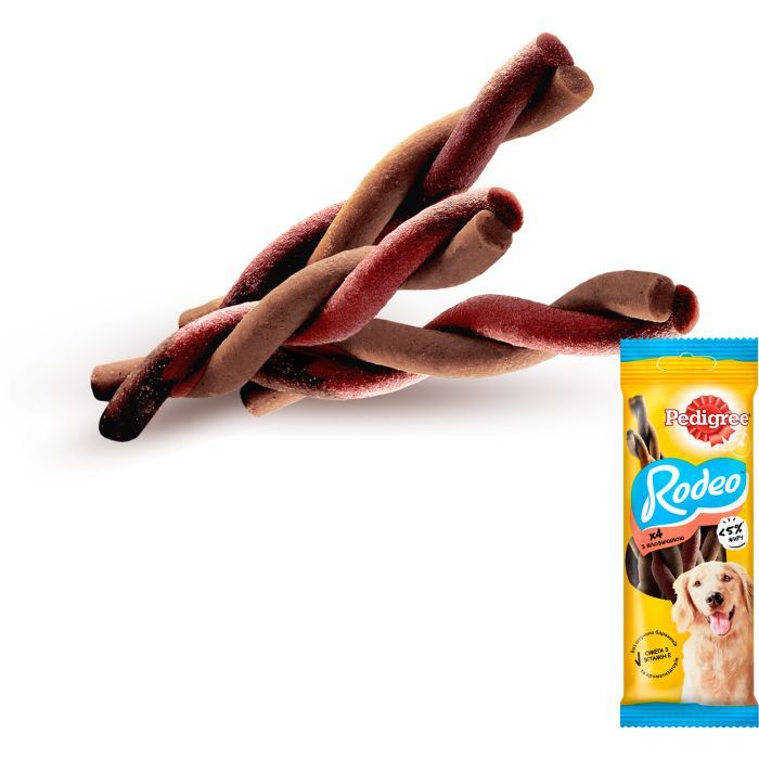 Лакомство для собак Pedigree Rodeo для чистки зубов 70 г (4008429090110) изображение 3