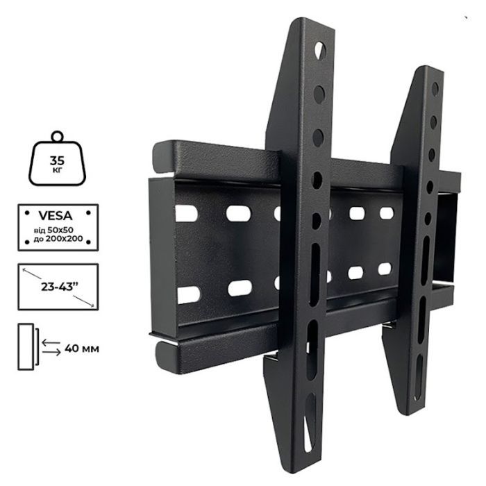 Кронштейн Charmount TV02F Black изображение 7