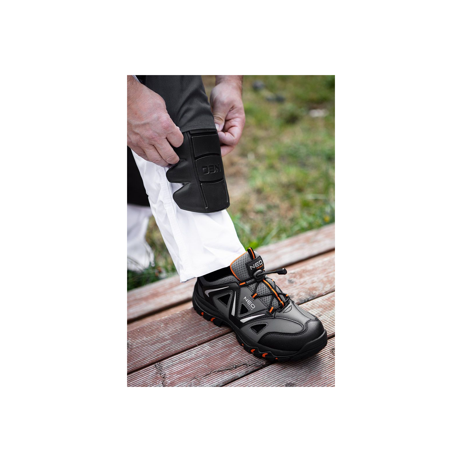 Черевики робочі Neo Tools кросівки дихаючі, підошва EVA, клас захисту OB, SRA, р.47 (82-728) зображення 5
