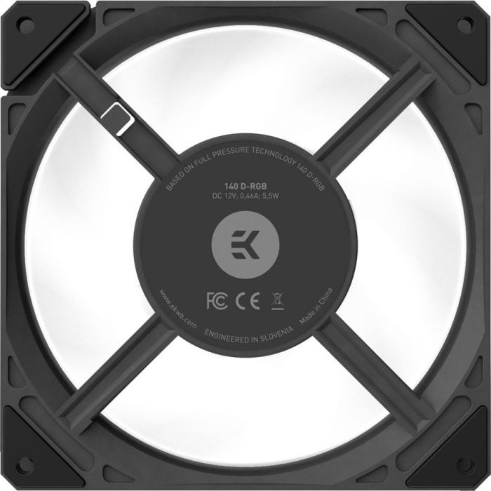 Кулер до корпусу Ekwb EK-Loop Fan FPT 140 D-RGB - Black (3831109897621) зображення 4