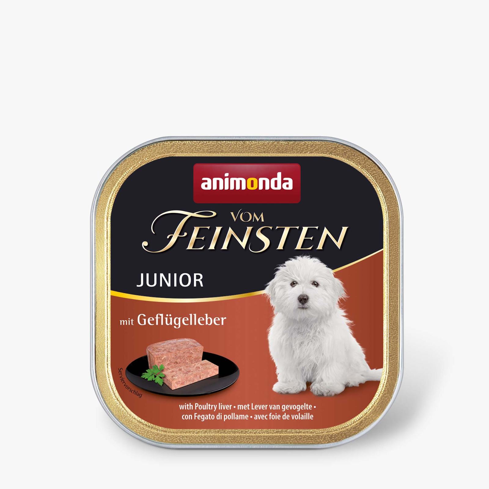 Консервы для собак Animonda Vom Feinsten Junior with Poultry liver 150 г (4017721826570)