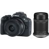 Цифровий фотоапарат Canon EOS R50 RF-S 18-45 IS STM + RF-S 55-210 IS STM Black (5811C034)
