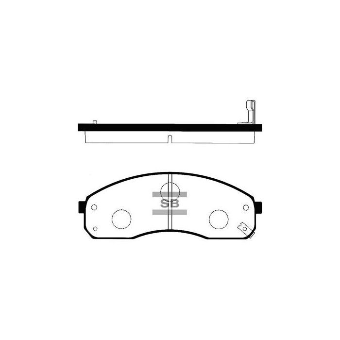 Гальмівні колодки HI-Q SP1116
