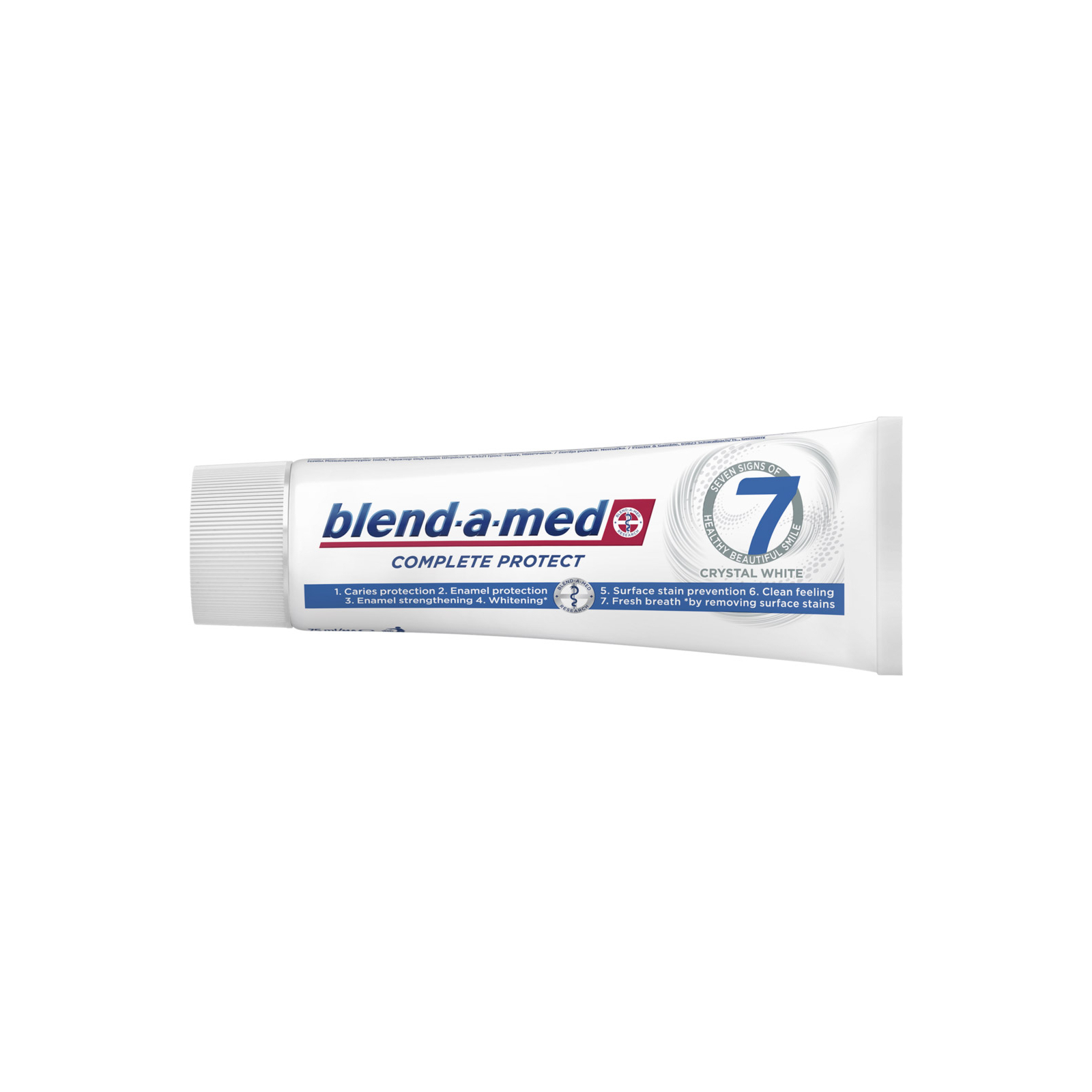 Зубная паста Blend-a-med Complete Protect 7 Кристальная белизна 75 мл (8001090716705) изображение 3
