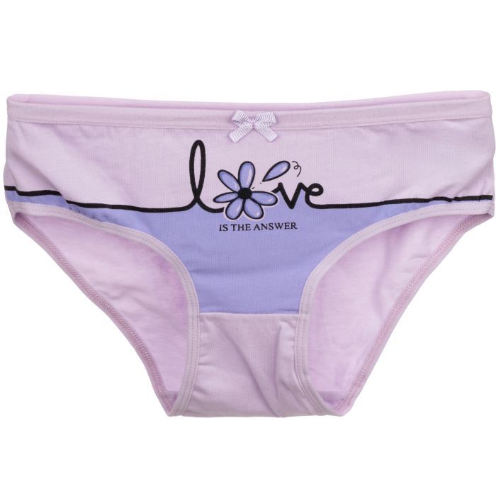 Трусы детские BiyoKids с цветочком (3266-164G-purple)