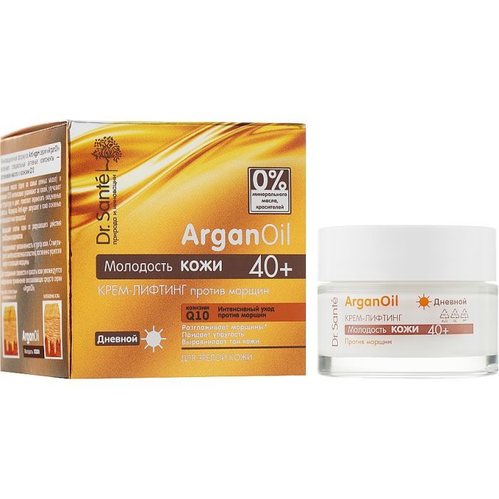 Крем для обличчя Dr. Sante Argan Oil крем-ліфтинг проти зморшок денний 40+ 50 мл (4823015929113)  > ціни в Києві та Україні Крем для обличчя Dr. Sante Argan Oil крем-ліфтинг проти зморшок денний 40+ 50 мл (4823015929113)