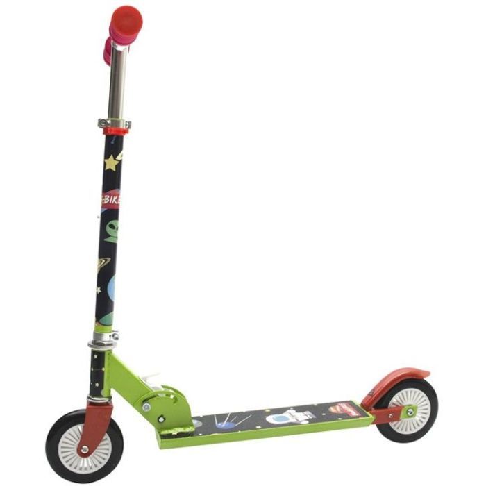 Самокат Bimbo Bike Cosmos 12`, чорний/зелений (75801-IS)