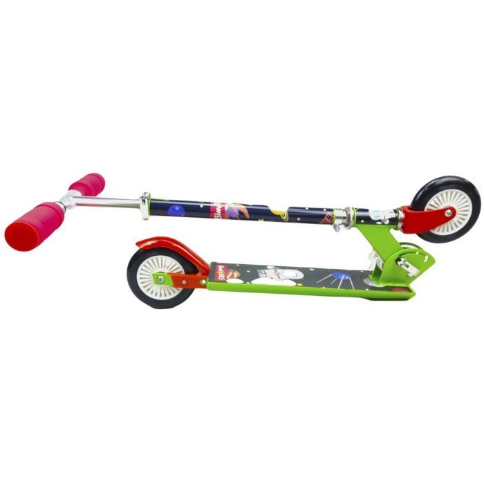 Самокат Bimbo Bike Cosmos 12`, чорний/зелений (75801-IS) зображення 6
