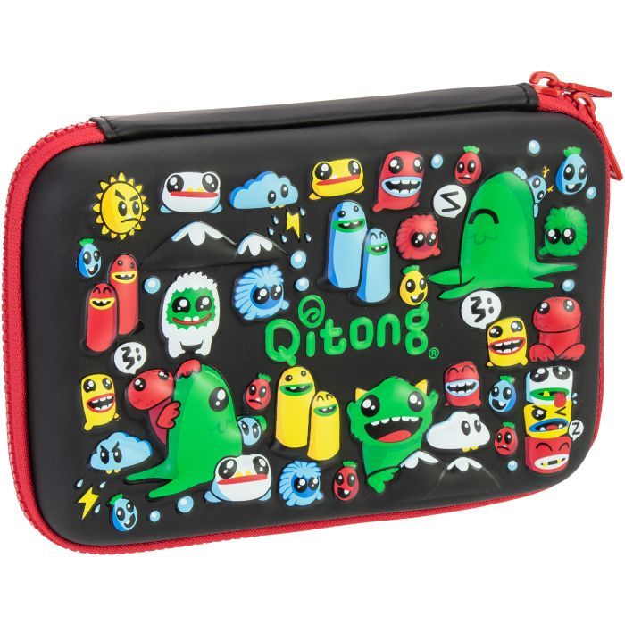 Пенал Cool For School 1 отделение с органайзером черный (QT-5622-Black)