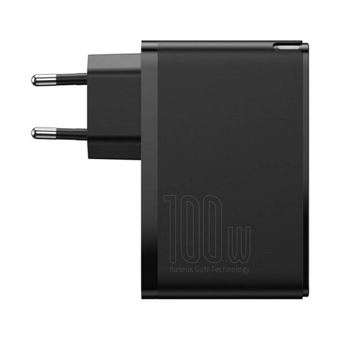 Зарядное устройство Baseus 2xUSB 100W GaN (2xUSB-C+2xUSB-A) black (CCGAN2P-L01) изображение 2