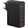 Зарядное устройство Baseus 2xUSB 100W GaN (2xUSB-C+2xUSB-A) black (CCGAN2P-L01)
