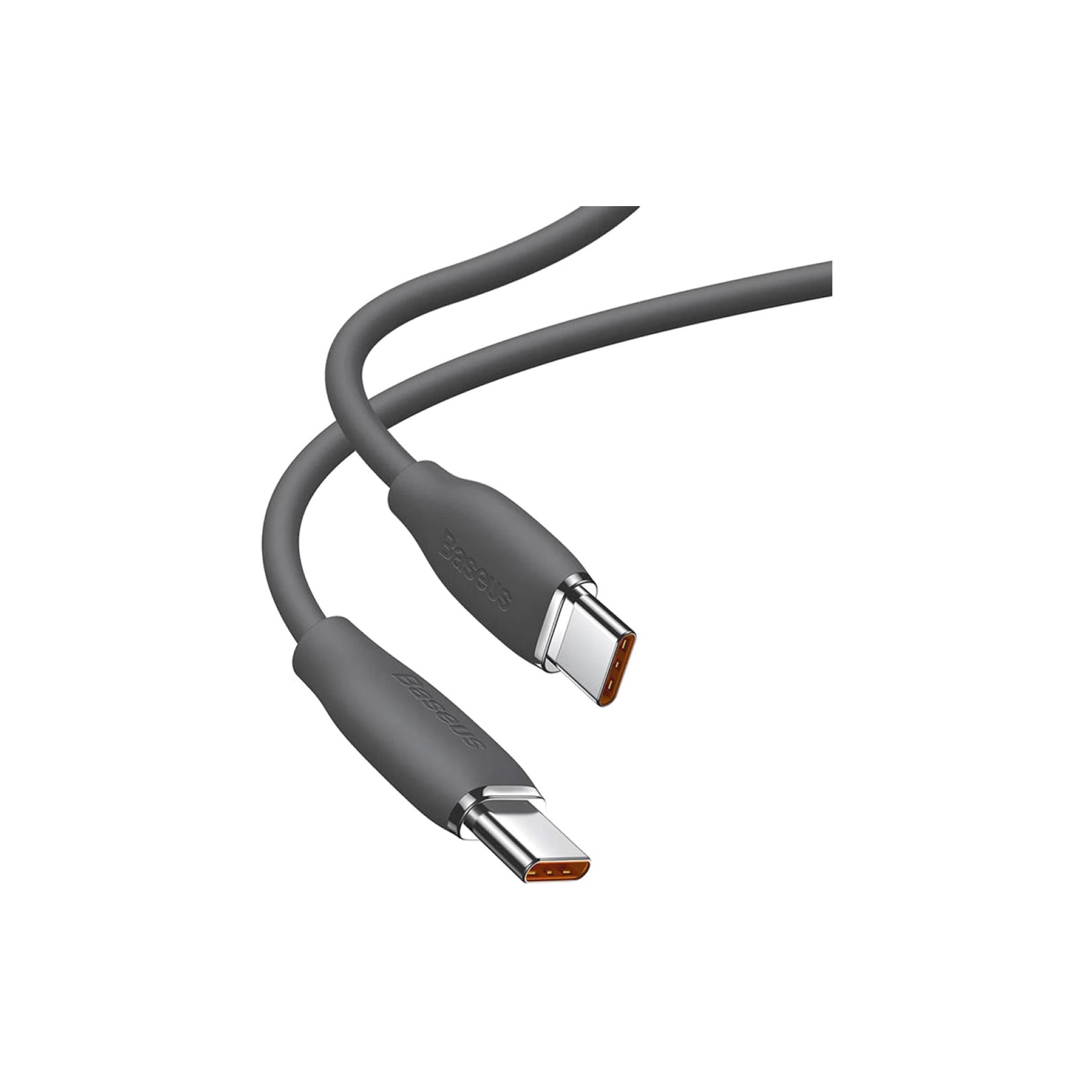 Дата кабель USB-C to USB-C 1.2m 5A Black Baseus (CAGD030001) зображення 2