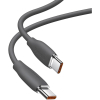 Дата кабель USB-C to USB-C 1.2m 5A Black Baseus (CAGD030001) зображення 2