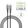 Дата кабель USB-C to USB-C 2.0m CBGPD100WTT2 100W Intaleo (1283126559570) изображение 3